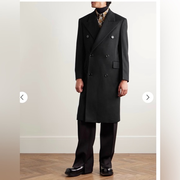 Burberry vintage Men's Black Trench Coat - Picture 1 of 12